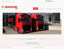 Tablet Screenshot of f-transport.com